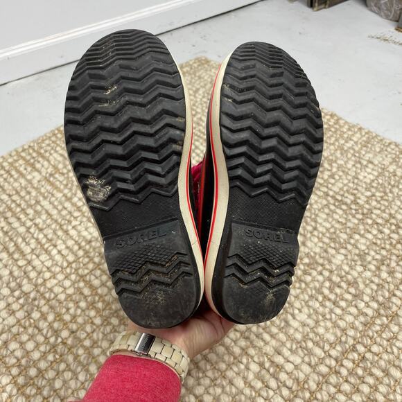 SOREL Yoot Pac Nylon Big Kids SZ 4 Pink Winter Boots NY 1962-600 Snow Boots - Picture 7 of 11